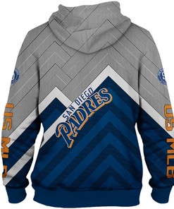 San Diego Padres Flame Balls Graphic 3D Zip Hoodie A Great Gift For Fans