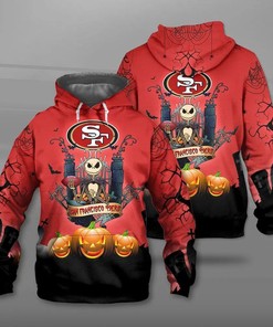 San Francisco 49Ers 3D Background Skull Smoke Hoodie A Bold Look For Fans