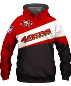 San Francisco 49Ers 3D Zip Hoodie Perfect Gift For Fans