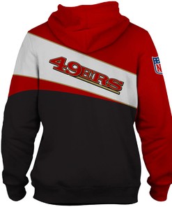 San Francisco 49Ers 3D Zip Hoodie Perfect Gift For Fans