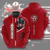 San Francisco 49Ers 3D Zip Hoodie With Graphic Lines Stand Out In Style