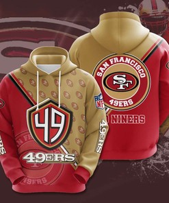 San Francisco 49Ers All Over Print 3D Sport Hoodie