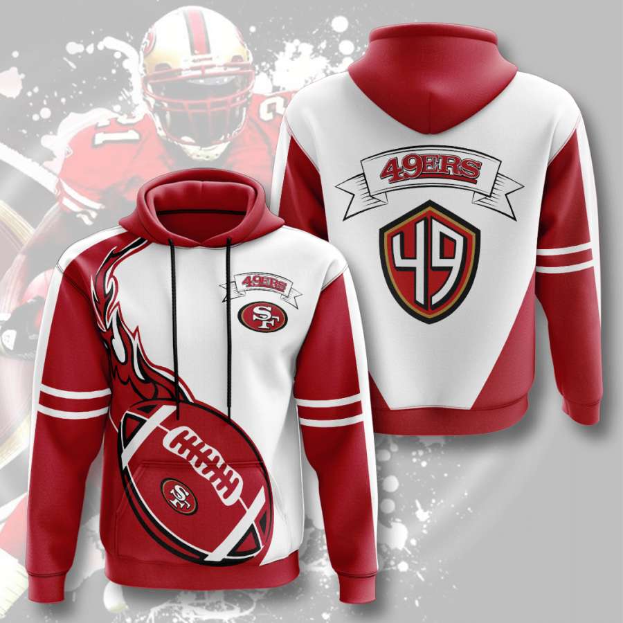 San Francisco 49Ers All Over Print 3D Sport Hoodie - 1