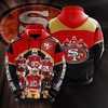 San Francisco 49Ers All Over Print 3D Sport Hoodie - 11