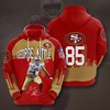 San Francisco 49Ers All Over Print 3D Sport Hoodie - 14