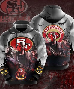 San Francisco 49Ers All Over Print 3D Sport Hoodie - 2