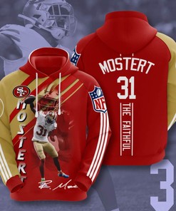 San Francisco 49Ers All Over Print 3D Sport Hoodie - 3D Graphic Hoodies