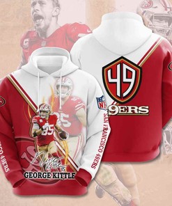 San Francisco 49Ers All Over Print 3D Sport Hoodie - 3D Hoodies With Zippers