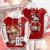 San Francisco 49Ers All Over Print 3D Sport Hoodie - 4