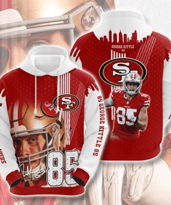 San Francisco 49Ers All Over Print 3D Sport Hoodie - 4