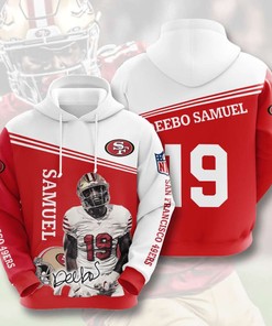 San Francisco 49Ers All Over Print 3D Sport Hoodie - 5