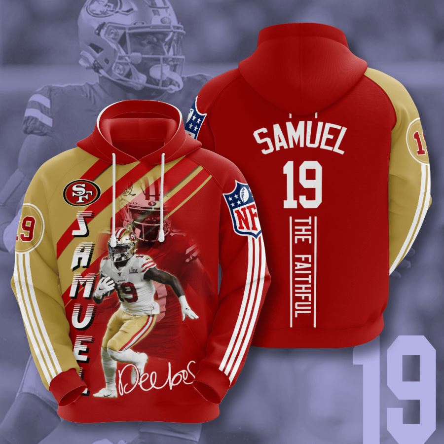 San Francisco 49Ers All Over Print 3D Sport Hoodie - 6