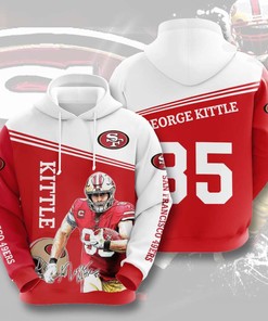 San Francisco 49Ers All Over Print 3D Sport Hoodie - 7