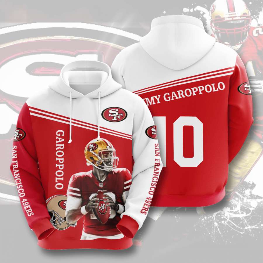 San Francisco 49Ers All Over Print 3D Sport Hoodie - 8