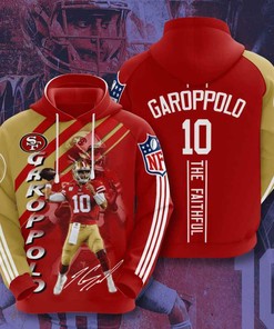 San Francisco 49Ers All Over Print 3D Sport Hoodie - Mens 3D Hoodies