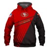 San Francisco 49Ers All Over Print Zip Hoodie Gift For Fan