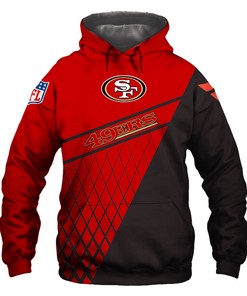 San Francisco 49Ers All Over Print Zip Hoodie Gift For Fan