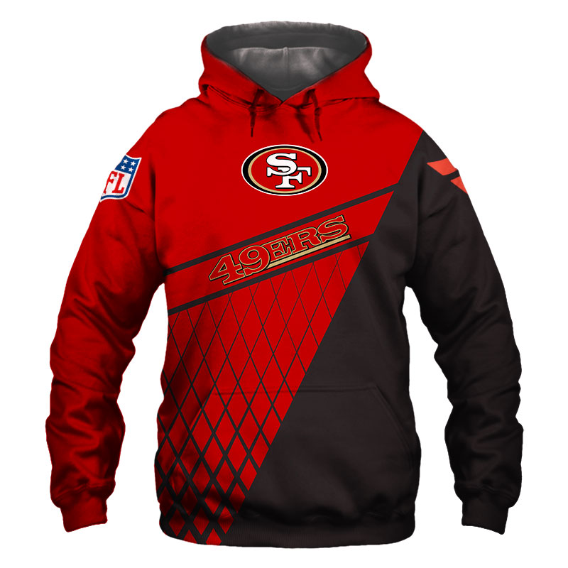 San Francisco 49Ers All Over Print Zip Hoodie Gift For Fan