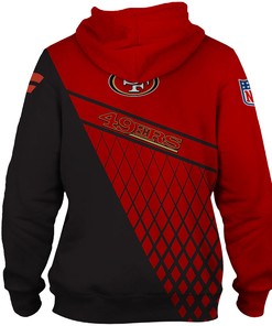 San Francisco 49Ers All Over Print Zip Hoodie Gift For Fan