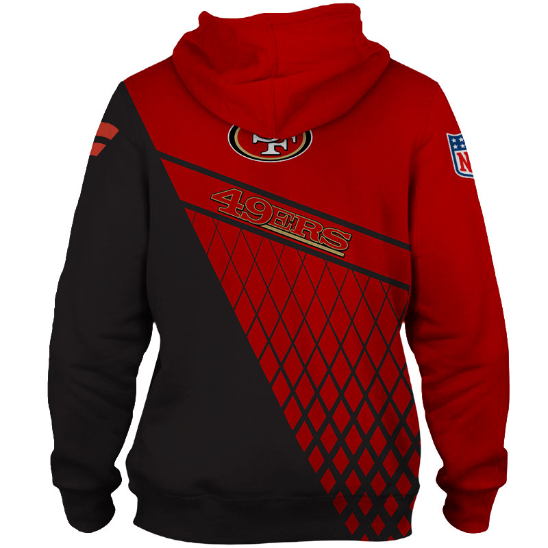 San Francisco 49Ers All Over Print Zip Hoodie Gift For Fan