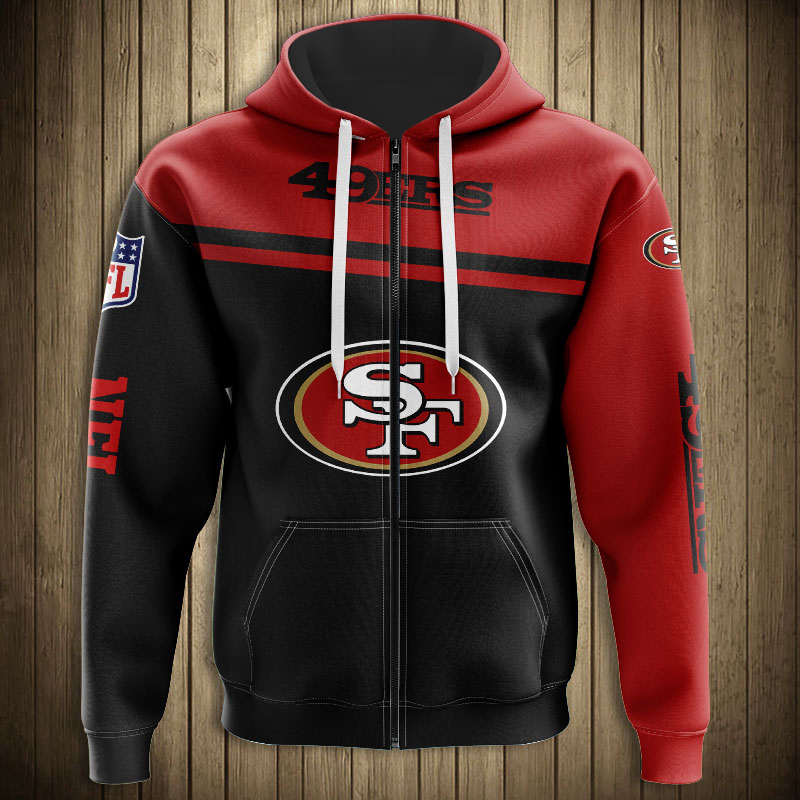 San Francisco 49Ers Camo Hoodie Printed 3D Pullover Zip Up Hoodie Perfect Gift For Fans