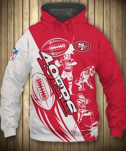 San Francisco 49Ers Cute Zip Hoodie Pullover Perfect Gift For Fans