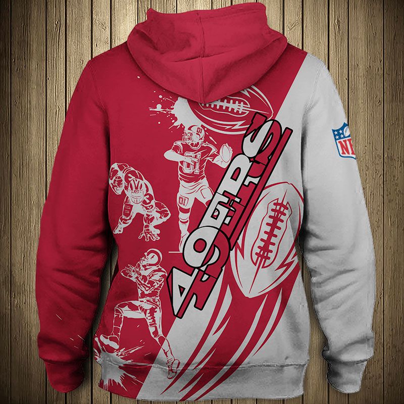 San Francisco 49Ers Cute Zip Hoodie Pullover Perfect Gift For Fans