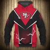 San Francisco 49Ers Lightning Graphic All Over Print Hoodie Gifts For Fans