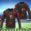 San Francisco 49Ers Skull 3D Hoodie - Perfect Gift For Fans