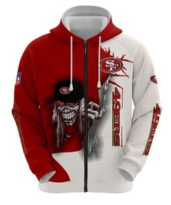 San Francisco 49Ers Ultra Death Graphic All Over Print Hoodie - Halloween Gift