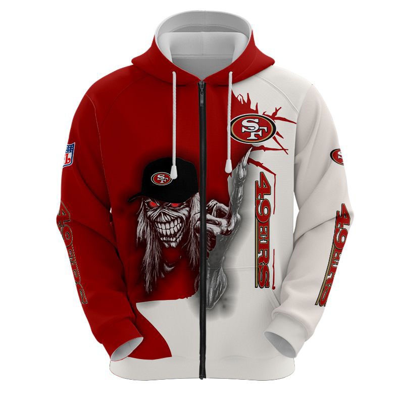 San Francisco 49Ers Ultra Death Graphic All Over Print Hoodie - Halloween Gift