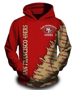 San Francisco All Over Print 3D Sport Hoodie For Nfl Fans - 4