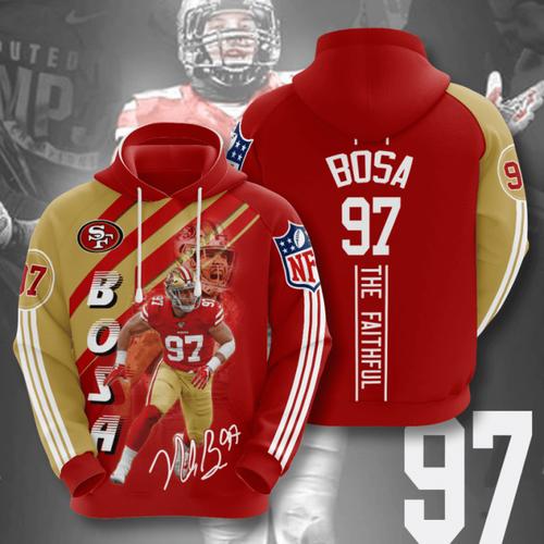 San Francisco All Over Print 3D Sport Hoodie For Nfl Fans - 5