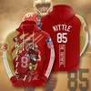 San Francisco All Over Print 3D Sport Hoodie For Nfl Fans - 9