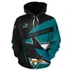 San Jose Sharks 3D Zip Hoodie For Fans - Custom All Over Print