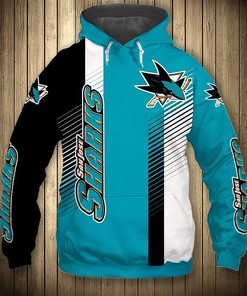 San Jose Sharks Cute Design 3D All Over Print Hoodie Pullover Nhl