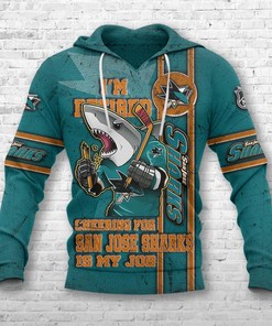 San Jose Sharks I'M Retired - Custom 3D All Over Print Hoodie Gifts For Fans