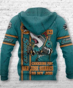 San Jose Sharks I'M Retired - Custom 3D All Over Print Hoodie Gifts For Fans