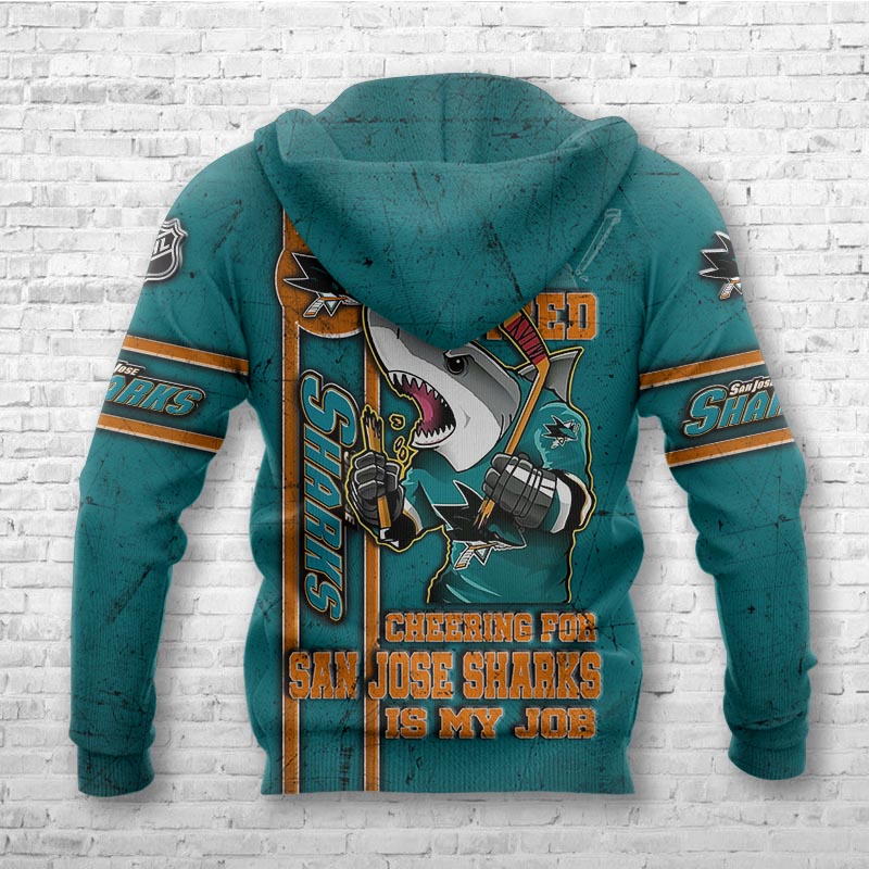 San Jose Sharks I'M Retired - Custom 3D All Over Print Hoodie Gifts For Fans