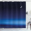 Santa Barbara Moon Stars Night Shower Curtain for a Charming Bathroom