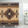 Santa Fe Creams South Western Restroom Shower Curtain Waterproof Washable