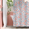 Scandi Floral Shower Curtain- Add a Pop of Color to Your Bathroom