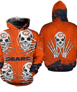 Scare Everyone With This Carolina Panthers Skull Hoodie For Halloween - Perfect Graphic Gifts For Fans