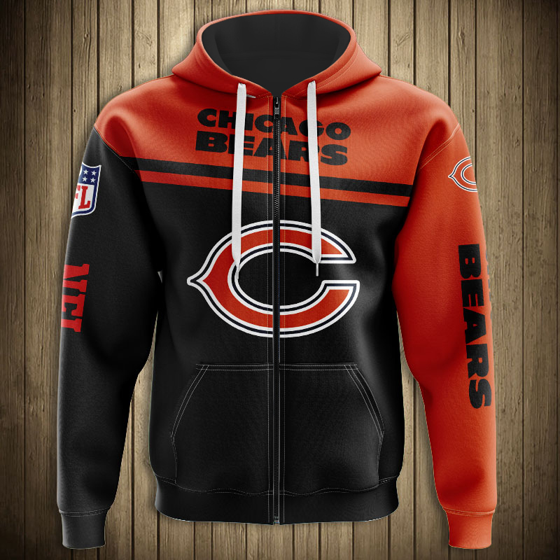 Scare Everyone With This Chicago Bears Skull Hoodie For Halloween - Perfect Graphic Gifts For Fans