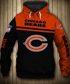 Scare Everyone With This Chicago Bears Skull Hoodie For Halloween - Perfect Graphic Gifts For Fans