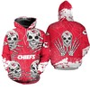 Scare Up Some Fun With This Kansas City Chiefs 3D Skull Printed Halloween Hoodie
