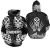 Scare Up Some Fun With This Las Vegas Raiders 3D Skull Printed Halloween Hoodie