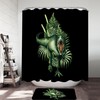Scary Dinosaur Shower Curtain: A Fun And Quirky Addition To Your Bathroom