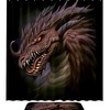 Scary Monster Dragon Fantasy - Waterproof Shower Curtain For Bathroom