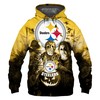 Scary Nights In Pittsburgh Steelers 3D All Over Print Hoodie Unique Gift For Fans